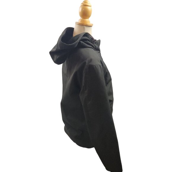 Nautica Black Hooded Softshell Jacket Zip-Up Ladies S - Picture 8 of 12